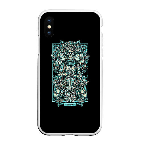 Чехол iPhone XS Max матовый Дева / 3D-Белый – фото 1