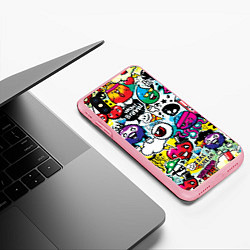 Чехол iPhone XS Max матовый Bombing, цвет: 3D-баблгам — фото 2