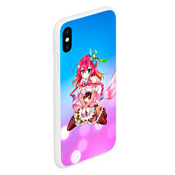 Чехол iPhone XS Max матовый No Game No Life, цвет: 3D-белый — фото 2