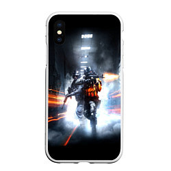 Чехол iPhone XS Max матовый Battlefield Hardline