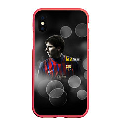 Чехол iPhone XS Max матовый Leo Messi