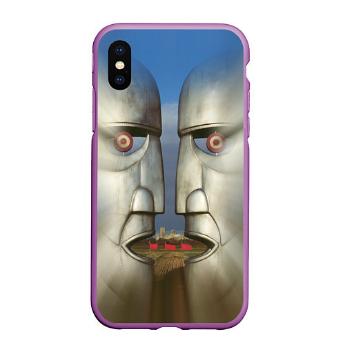 Чехол iPhone XS Max матовый Pink Floyd The division bell / 3D-Фиолетовый – фото 1