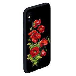 Чехол iPhone XS Max матовый Вышивка 29, цвет: 3D-черный — фото 2