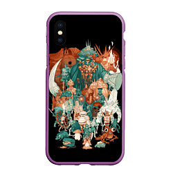 Чехол iPhone XS Max матовый Knights dark souls