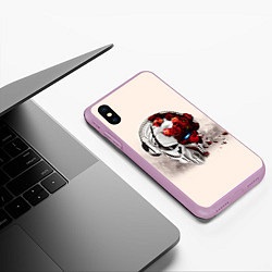 Чехол iPhone XS Max матовый Pirate Station: Pink Side, цвет: 3D-сиреневый — фото 2