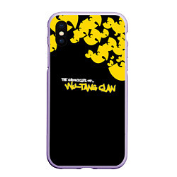 Чехол iPhone XS Max матовый Wu-Tang clan: The chronicles, цвет: 3D-светло-сиреневый