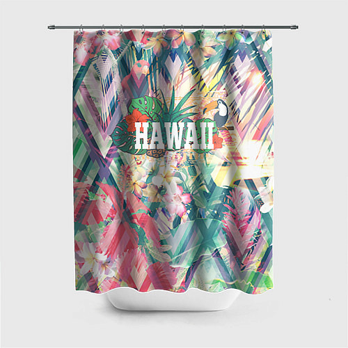 Шторка для ванной Hawaii Summer / 3D-принт – фото 1