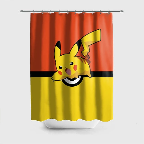 Шторка для ванной Pikachu / 3D-принт – фото 1