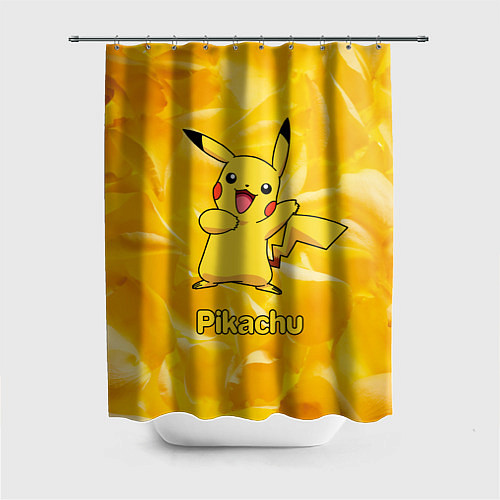 Шторка для ванной Pikachu / 3D-принт – фото 1