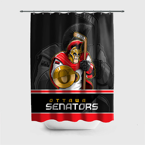 Шторка для ванной Ottawa Senators / 3D-принт – фото 1