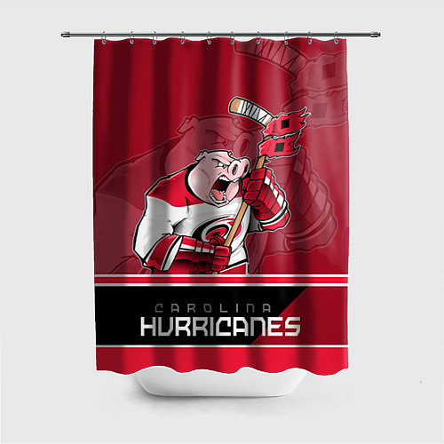 Шторка для ванной Carolina Hurricanes / 3D-принт – фото 1