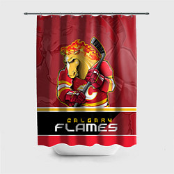 Шторка для ванной Calgary Flames