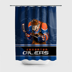 Шторка для ванной Edmonton Oilers