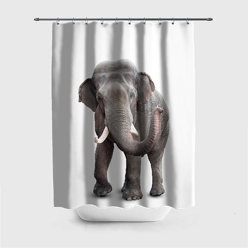Шторка для ванной Большой слон / 3D-принт – фото 1