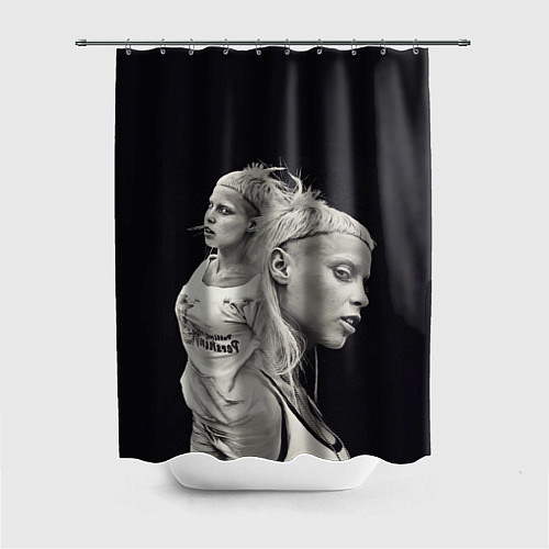 Шторка для ванной Die Antwoord: Black Girl / 3D-принт – фото 1
