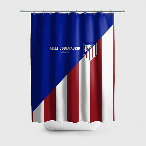 Шторка для ванной FC Atletico Madrid / 3D-принт – фото 1