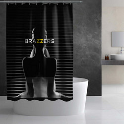 Шторка для душа Brazzers - контрсвет, цвет: 3D-принт — фото 2