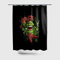 Шторка для душа Slayer Slimer, цвет: 3D-принт