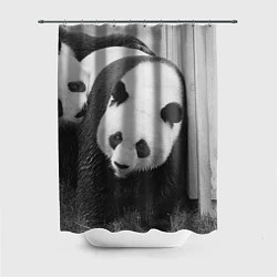 Шторка для душа Большая панда, цвет: 3D-принт
