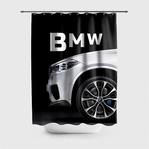 Шторка для ванной BMW: White Style / 3D-принт – фото 1