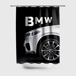 Шторка для душа BMW: White Style, цвет: 3D-принт