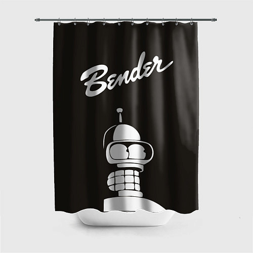 Шторка для ванной Bender Retro / 3D-принт – фото 1