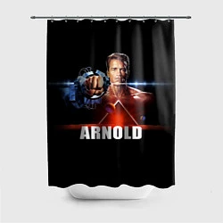 Шторка для душа Iron Arnold, цвет: 3D-принт