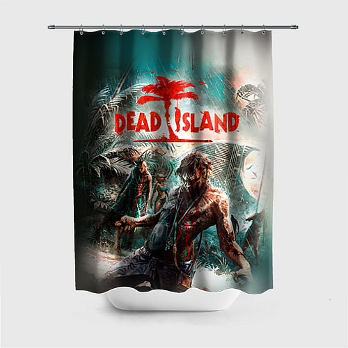 Шторка для ванной Dead Island / 3D-принт – фото 1