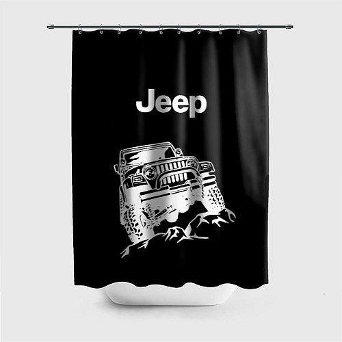 Шторка для ванной Jeep / 3D-принт – фото 1