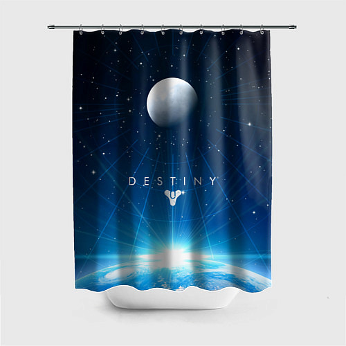 Шторка для ванной Destiny Space / 3D-принт – фото 1