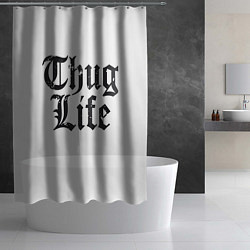 Шторка для душа Thug Life, цвет: 3D-принт — фото 2