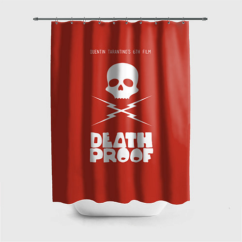 Шторка для ванной Deatch Proof Skull / 3D-принт – фото 1