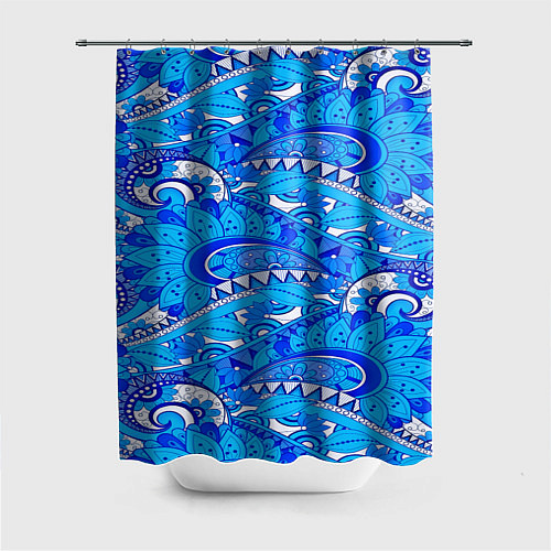 Шторка для ванной Floral pattern / 3D-принт – фото 1