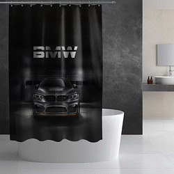 Шторка для душа BMW серебро, цвет: 3D-принт — фото 2