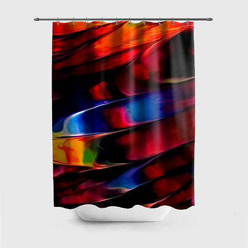 Шторка для ванной Краски / 3D-принт – фото 1