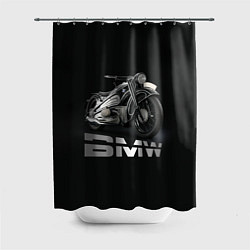 Шторка для душа Мотоцикл BMW, цвет: 3D-принт