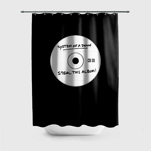 Шторка для ванной SOAD: Steal this album / 3D-принт – фото 1