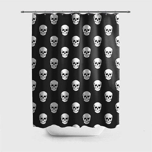 Шторка для ванной BFMV: Skulls / 3D-принт – фото 1