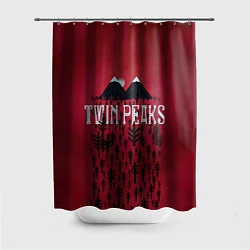 Шторка для душа Twin Peaks Wood, цвет: 3D-принт