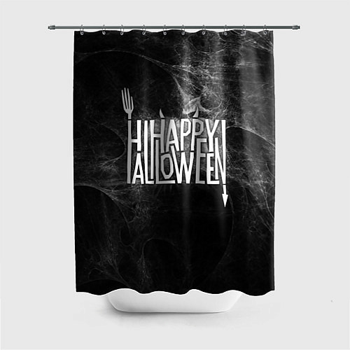 Шторка для ванной Happy Halloween / 3D-принт – фото 1