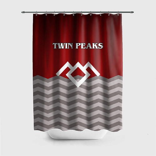 Шторка для ванной Twin Peaks / 3D-принт – фото 1