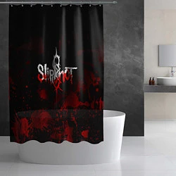 Шторка для душа Slipknot: Blood Blemishes, цвет: 3D-принт — фото 2