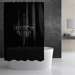 Шторка для душа Shadow of War, цвет: 3D-принт — фото 2