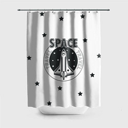 Шторка для ванной Space travel