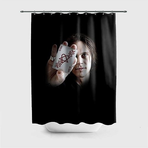 Шторка для ванной HIM Card / 3D-принт – фото 1