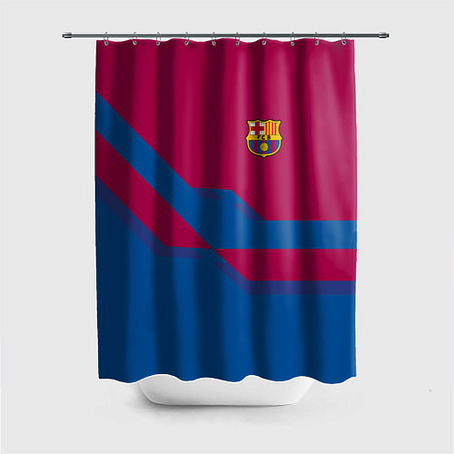 Шторка для ванной Barcelona FC: Blue style / 3D-принт – фото 1