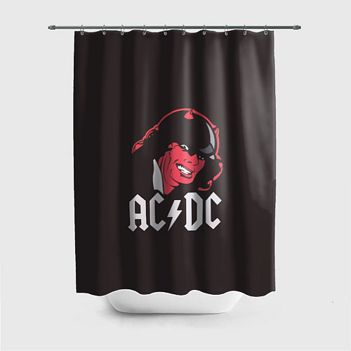 Шторка для ванной AC/DC Devil / 3D-принт – фото 1