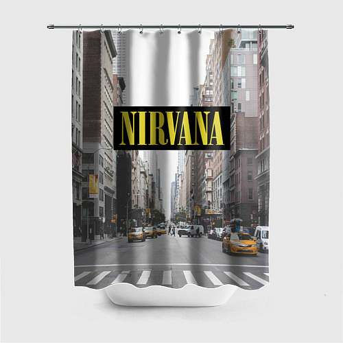 Шторка для ванной Nirvana City / 3D-принт – фото 1