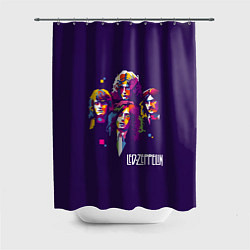 Шторка для ванной Led Zeppelin: Violet Art