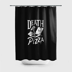 Шторка для ванной Death By Pizza